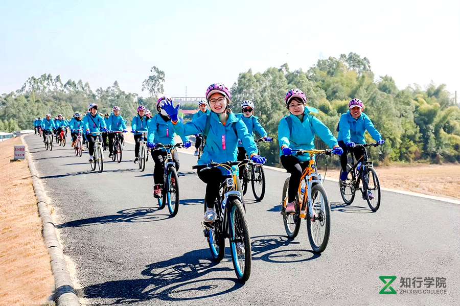 趣味環(huán)島踩單車