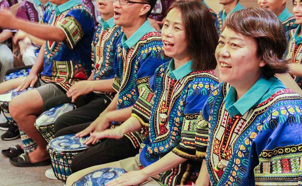 以化非洲鼓團建，惠州非洲鼓主題團建，知行學(xué)院非洲鼓團建.JPG